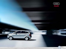 Audi A2 in contrast colour wallpaper
