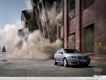 Audi A3 S3 building view wallpaper