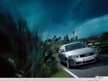 Audi A3 S3 city view wallpaper