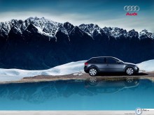 Audi A3 S3 mountain view wallpaper