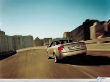 Audi A4 Cabrio building view wallpaper