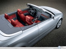 Audi A4 Cabrio top view wallpaper