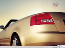 Audi A4 Cabrio zoom rear view wallpaper