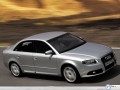 Car wallpapers: Audi A4 S4 driving fast wallpaper