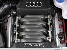 Audi A4 S4 engine v8-4.2 wallpaper