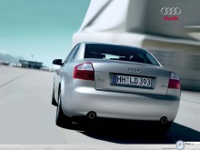 Audi A4 S4 rear view wallpaper