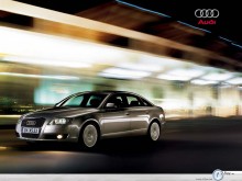 Audi A6 city runner wallpaper