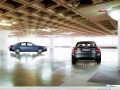 Audi wallpapers: Audi A6 two cars wallpaper