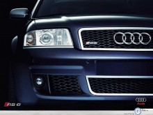 Audi A6 zoom front view wallpaper