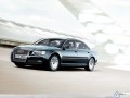 Audi wallpapers: Audi A8 black in white wallpaper