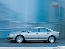 Audi A8 city runner wallpaper