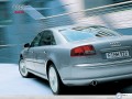 Audi wallpapers: Audi A8 left rear view wallpaper