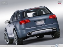 Audi allroad Concept Car rear view wallpaper