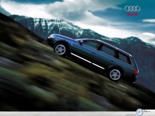 Audi Allroad in the mountain wallpaper