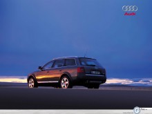 Audi Allroad ocean view wallpaper