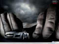 Audi wallpapers: Audi Concept Car black leather wallpaper