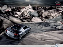Audi Concept Car clothes ground  wallpaper