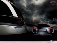 Audi Concept Car dark sky wallpaper