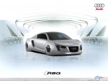 Audi RSQ Concept in tunnel wallpaper