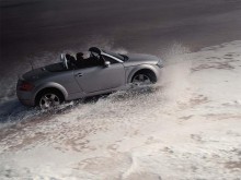 Audi TT Cabrio in the water Wallpaper