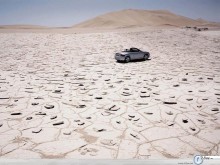 Audi TT desert view wallpaper