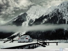 Audi TT mountain view wallpaper