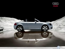 Audi TT on the ice wallpaper