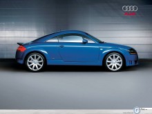 Audi TT side view wallpaper