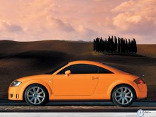 Audi TT sunset view wallpaper