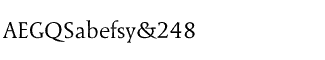 Serif fonts A-B: Augustal
