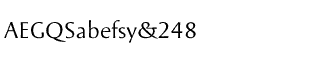 Serif fonts A-B: Augustal Cursiva