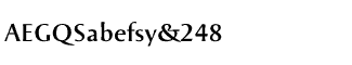 Serif fonts A-B: Augustal Cursiva Bold