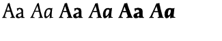 Serif fonts A-B: Augustal Volume