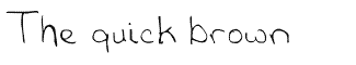 Handwriting fonts: Babcock-Normal
