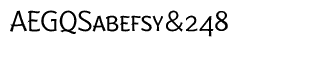 Serif fonts B-C: Badger LightExpert