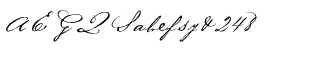 Serif fonts: Baker Script