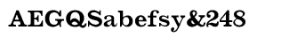 Serif fonts B-C: Barbera Fat