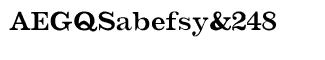 Serif fonts B-C: Barbera Regular