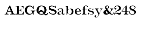 Serif fonts B-C: Barbera Thin