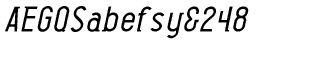 Serif fonts B-C: Barkpipe Medium Italic