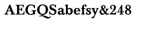Serif fonts B-C: Baskerville CE Medium