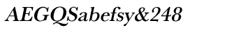 Serif fonts: Baskerville CE Medium Italic