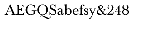 Serif fonts B-C: Baskerville CE Regular