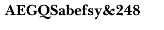 Serif fonts B-C: Baskerville Handcut CE Bold