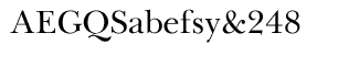 Serif fonts B-C: Baskerville Handcut CE Regular