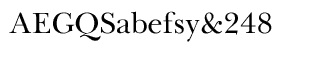 Serif fonts B-C: Baskerville Handcut Regular
