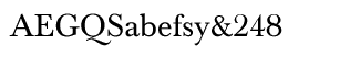 Serif fonts B-C: Baskerville Regular