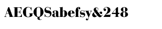 Serif fonts B-C: Bauer Bodoni Bold