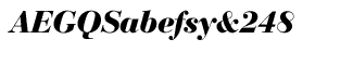 Serif fonts B-C: Bauer Bodoni CE Bold Italic