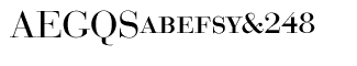 Serif fonts B-C: Bauer Bodoni DisCaps CE Regular